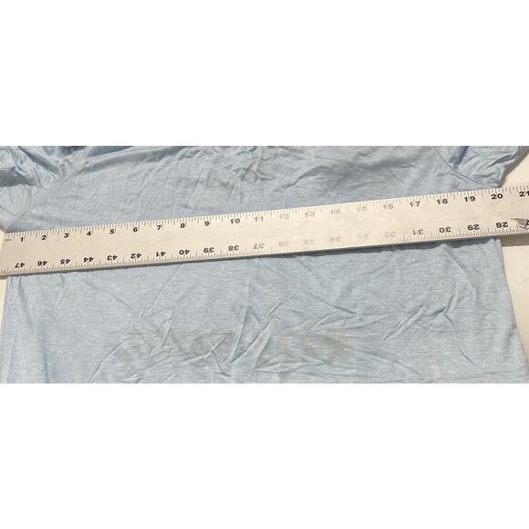 Curvy Couture Sleep Shirt Women Plus Size 1X Blue Be A Mermaid Make Waves STAIN - Picture 5 of 7